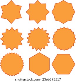 Gold stamps Collection, Circles. Banners, Insignias, Logos, Icons, Labels and Badges Set . vector distress textures.blank shapes.