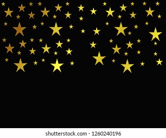 Gold star background