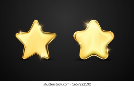 gold star background. beautiful. Vector illustration template banners.