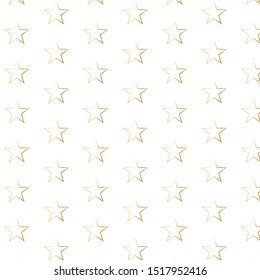 gold star background Seamless vector
