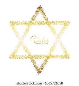 The Gold Star of David.