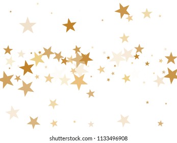 Gold Stars On White Background Stock Photo (Edit Now) 42386254