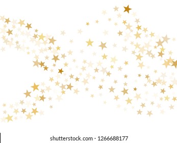 Gold Background Stars Stock Vector (Royalty Free) 500057449