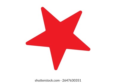 Gold Star or favorite flat icon for apps and websites