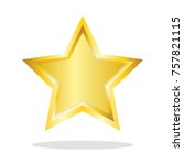 Gold star frame