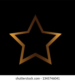  GOLD STAR ICON