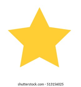 gold star icon vector on white background,eps10