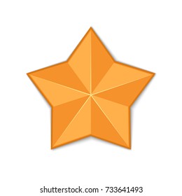 gold star isolated