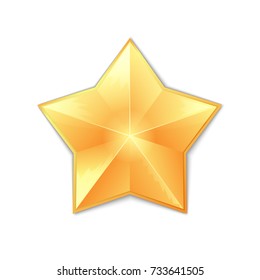 gold star isolated