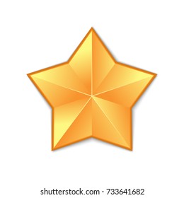 gold star isolated