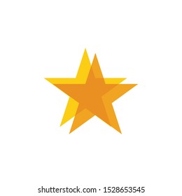 Gold Star Logo with Black Background