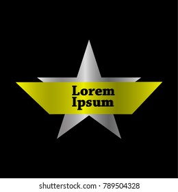 gold star logo vector