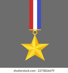 gold star medal logo icon