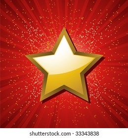 317,575 Gold stars red background Images, Stock Photos & Vectors ...