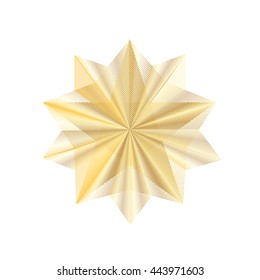 gold star on a white background