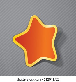 gold star sticker