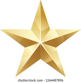 Gold star - Vector