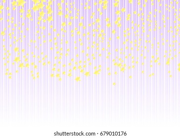 Gold Star Vector. Shine confetti pattern. Falling golden stars. Simple kids background. 