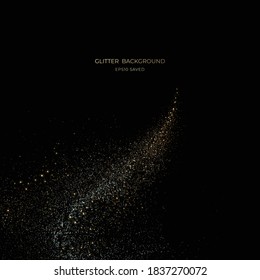 gold stardust light, glitter background