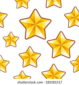 Gold stars background