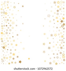 gold stars background frame vector.
