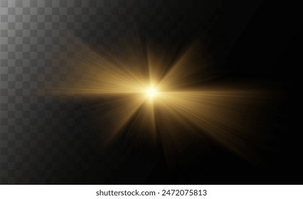 Gold Stars Collection. Abstract cool glow effect sign vector design vector. Samples for designs, posters, projects, banners, logos and business cards.