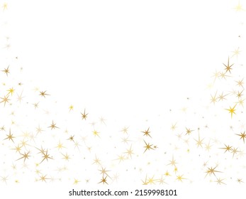 Gold Stars Falling On White Geometric Stock Vector (Royalty Free ...