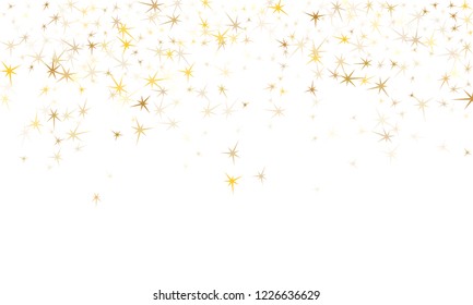 Gold Stars Glitter On White Geometric Stock Vector (Royalty Free ...