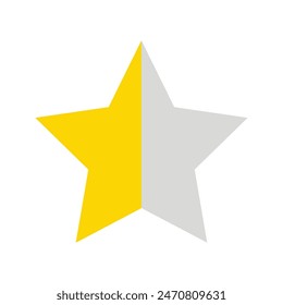 Gold Stars icon, Vector illustration.