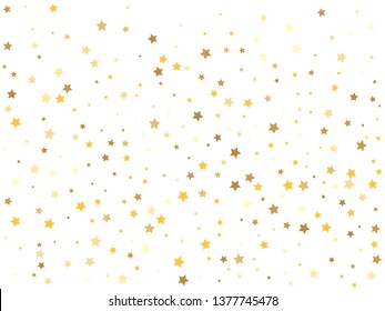 Gold Stars On White Backgroundgolden Stars Stock Vector (Royalty Free ...