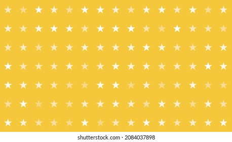 Estrellas de oro sin costura, fondo estrellado, fondo festivo dorado confetti, fondo de pantalla amarillo estilo EE.UU.