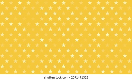 Gold stars seamless pattern, starry background, golden confetti holiday backdrop
