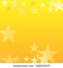 gold stars vector background. yellow shiny graphic backdrop. golden sparkles confetti falling. magic shining Flying glitter on night sky cosmic backdrop, sparkle christmas border. 