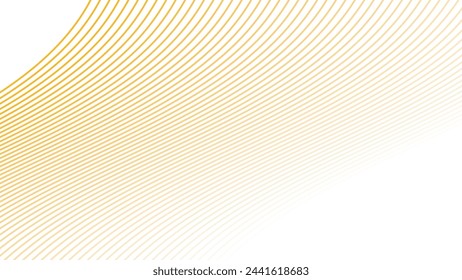 Gold stripes line abstract background vector image