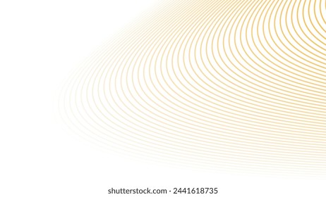 Gold stripes line abstract background vector image
