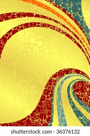 gold stripped background