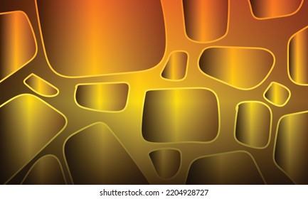 ilustración vectorial de papel pintado brillante de estilo dorado
