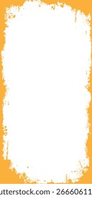 Plano de fundo de moldura grunge estilo ouro