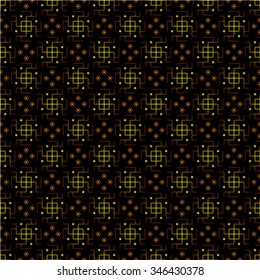 gold  swastika, seamless pattern, easily customizable color palette, use gradient, opacity masks, clipping mask, vector
