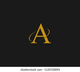 Golden Luxury Logo Icon Classy Letter Stock Vector (Royalty Free ...