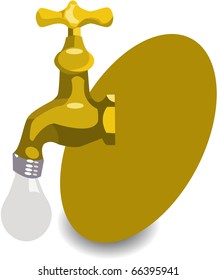 gold tap