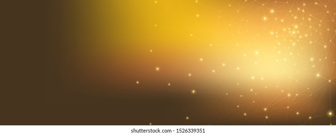 Gold Technology Business. 3d Big Data. Glow Dots Network. High Triangular Background. Light Technology Connection. Data Flow. Premium Grid Background. Glow Triangles Network. Technology Elements.