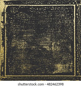 Gold texture. Abstract gold background. Distress, dirt texture . Simply place pattern over any object to create distressed effect. Vector illustration. Grunge background. Pattern with cracks.