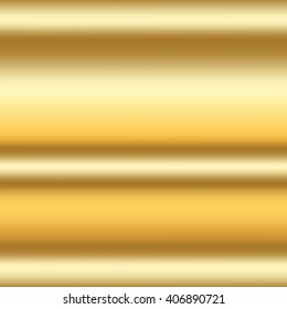 Gold texture. Golden gradient smooth material background. Textured bright metal with light, shiny. Metallic blank backdrop decorative pattern. Abstract art for banner, invitation. Vector Illustration.