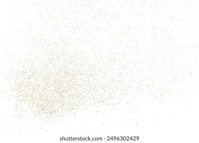 Textura de Vector dorado sobre fondo blanco. Patrón dorado claro. Superficie de papel vieja. Fondo amarillo de la ilustración del confeti. Elemento de diseño. EPS 10.	