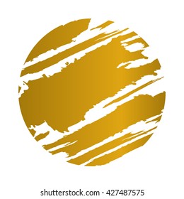 Gold texture paint stain. 