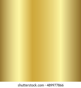 Gold texture pattern. Light realistic, shiny, metallic empty golden gradient template. Abstract metal decoration. Design for wallpaper, background, wrapping, fabric etc. Vector Illustration.