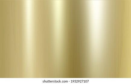 Gold texture seamless pattern. Light realistic, shiny, metallic empty golden gradient template. Abstract metal decoration for wallpaper, background, wrapping. Vector Illustration