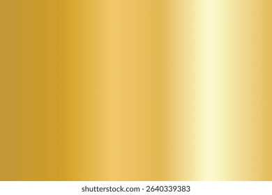 Gold texture seamless pattern. Light realistic, shiny, metallic empty golden gradient template. Abstract metal decoration. Design for wallpaper, background, wrapping, fabric etc. Vector Illustration