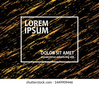 Gold texture splash paint for background. Sketch surface to create distressed effect